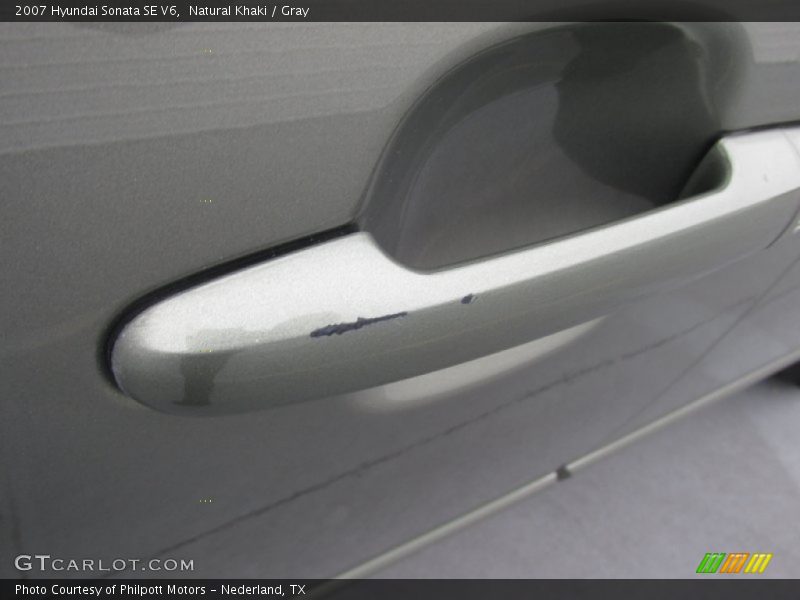 Natural Khaki / Gray 2007 Hyundai Sonata SE V6