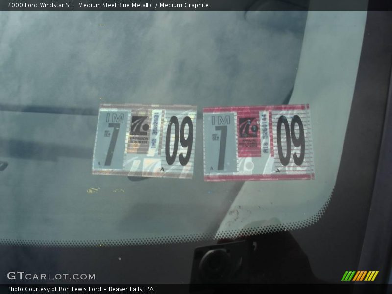 Medium Steel Blue Metallic / Medium Graphite 2000 Ford Windstar SE