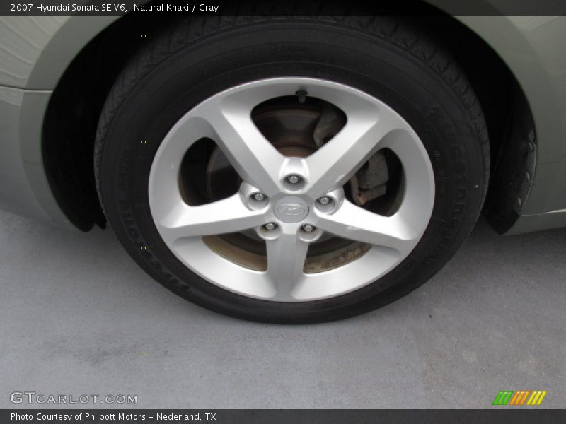 Natural Khaki / Gray 2007 Hyundai Sonata SE V6