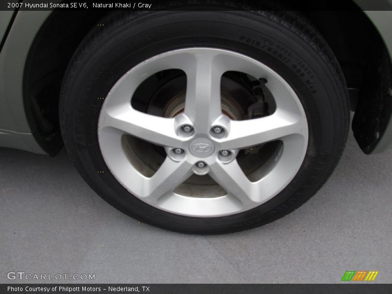 Natural Khaki / Gray 2007 Hyundai Sonata SE V6