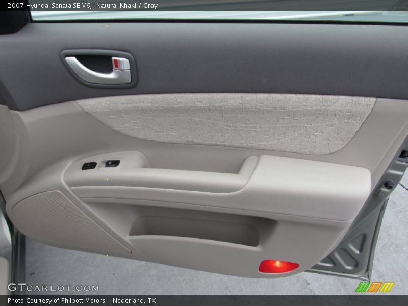 Natural Khaki / Gray 2007 Hyundai Sonata SE V6