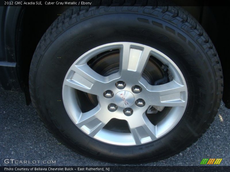 Cyber Gray Metallic / Ebony 2012 GMC Acadia SLE