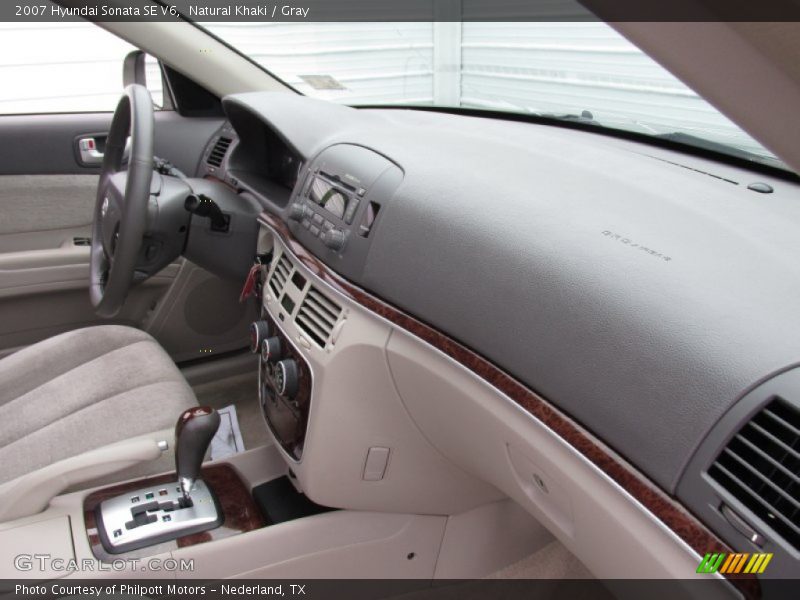 Natural Khaki / Gray 2007 Hyundai Sonata SE V6