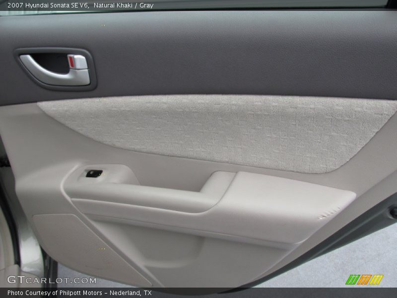 Natural Khaki / Gray 2007 Hyundai Sonata SE V6