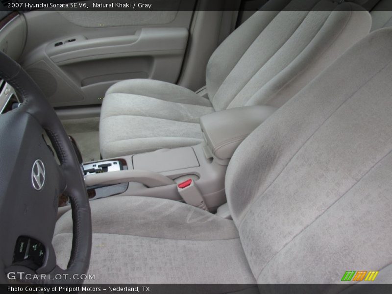 Natural Khaki / Gray 2007 Hyundai Sonata SE V6
