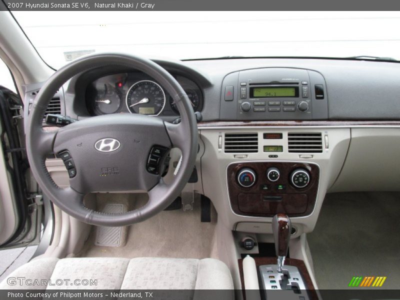 Natural Khaki / Gray 2007 Hyundai Sonata SE V6