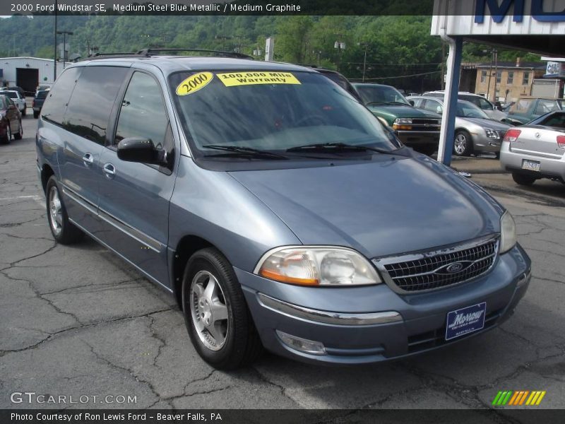 Medium Steel Blue Metallic / Medium Graphite 2000 Ford Windstar SE
