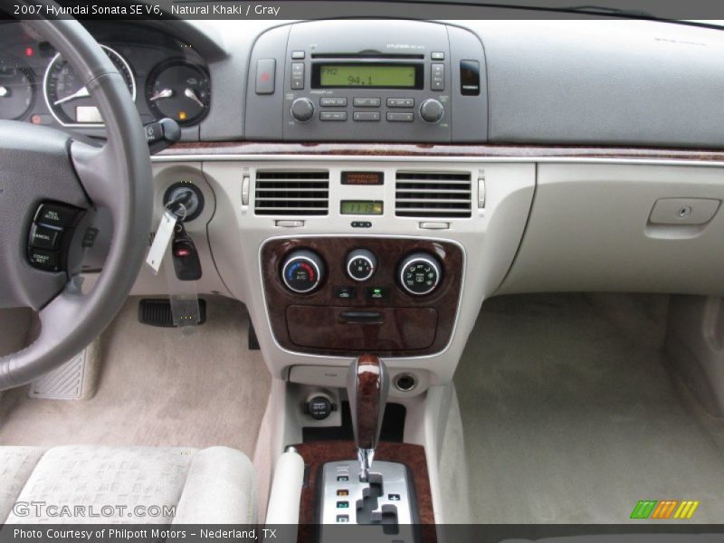 Natural Khaki / Gray 2007 Hyundai Sonata SE V6