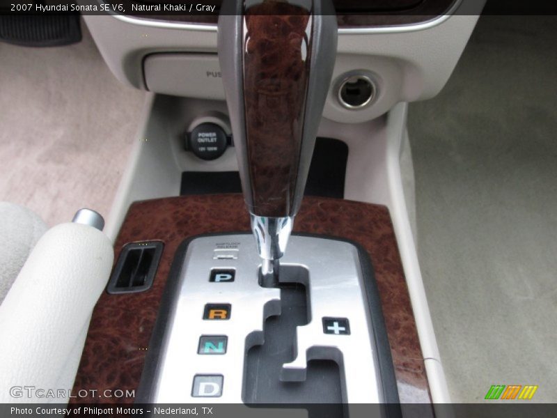 Natural Khaki / Gray 2007 Hyundai Sonata SE V6