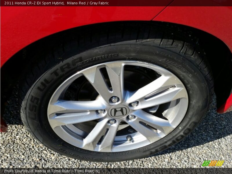 Milano Red / Gray Fabric 2011 Honda CR-Z EX Sport Hybrid