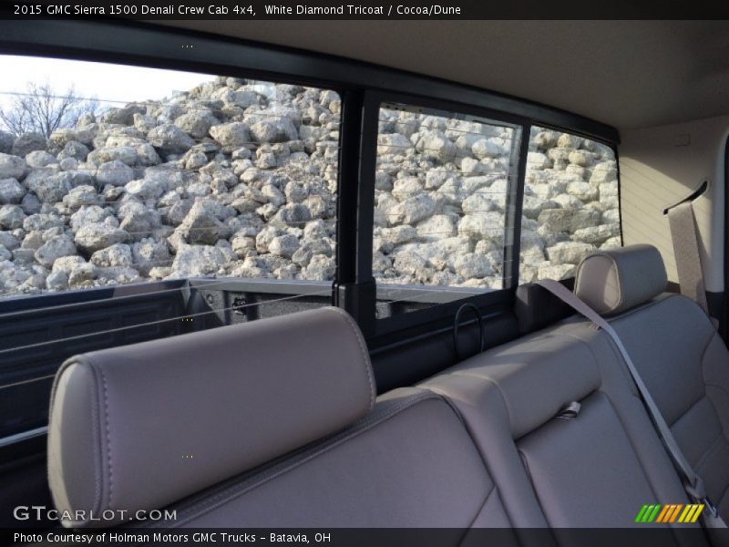 White Diamond Tricoat / Cocoa/Dune 2015 GMC Sierra 1500 Denali Crew Cab 4x4