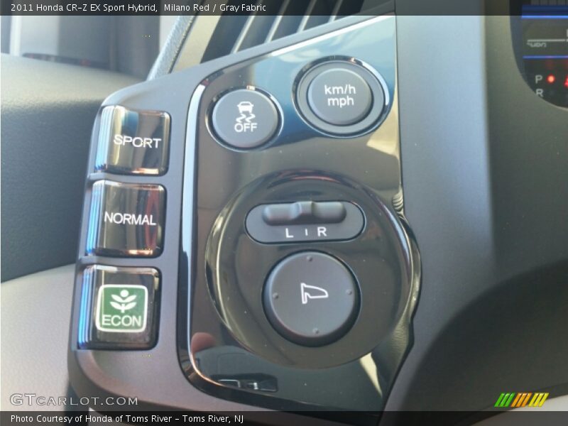 Milano Red / Gray Fabric 2011 Honda CR-Z EX Sport Hybrid