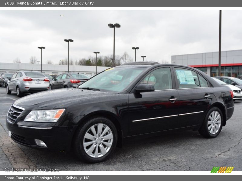  2009 Sonata Limited Ebony Black