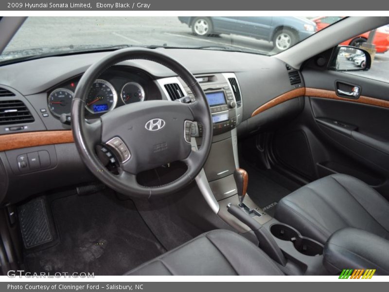Dashboard of 2009 Sonata Limited