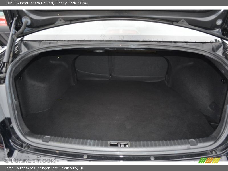 Ebony Black / Gray 2009 Hyundai Sonata Limited