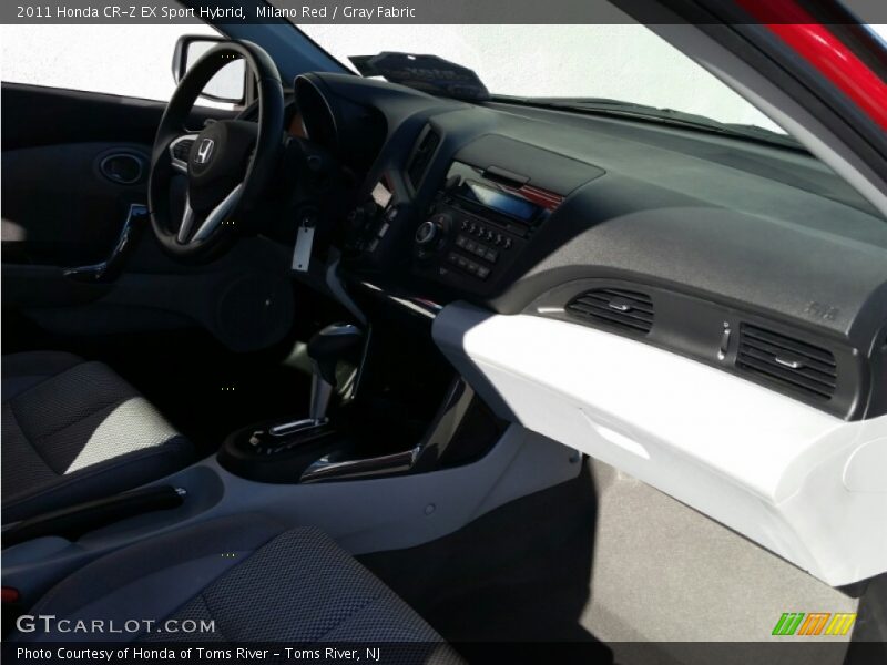 Milano Red / Gray Fabric 2011 Honda CR-Z EX Sport Hybrid