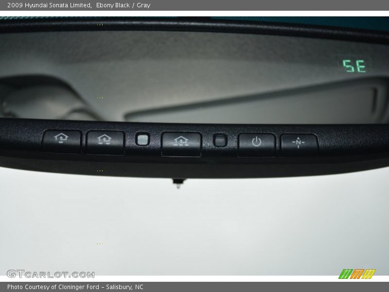 Ebony Black / Gray 2009 Hyundai Sonata Limited