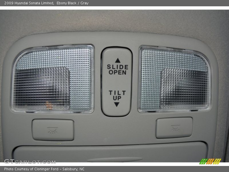 Ebony Black / Gray 2009 Hyundai Sonata Limited