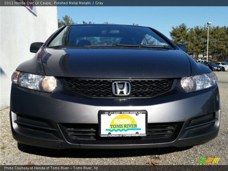 Polished Metal Metallic / Gray 2011 Honda Civic LX Coupe