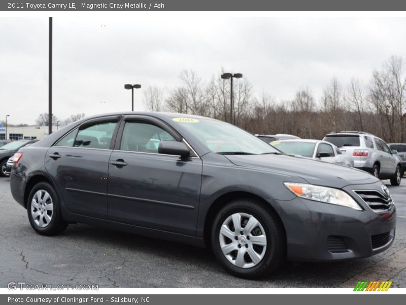 Magnetic Gray Metallic / Ash 2011 Toyota Camry LE