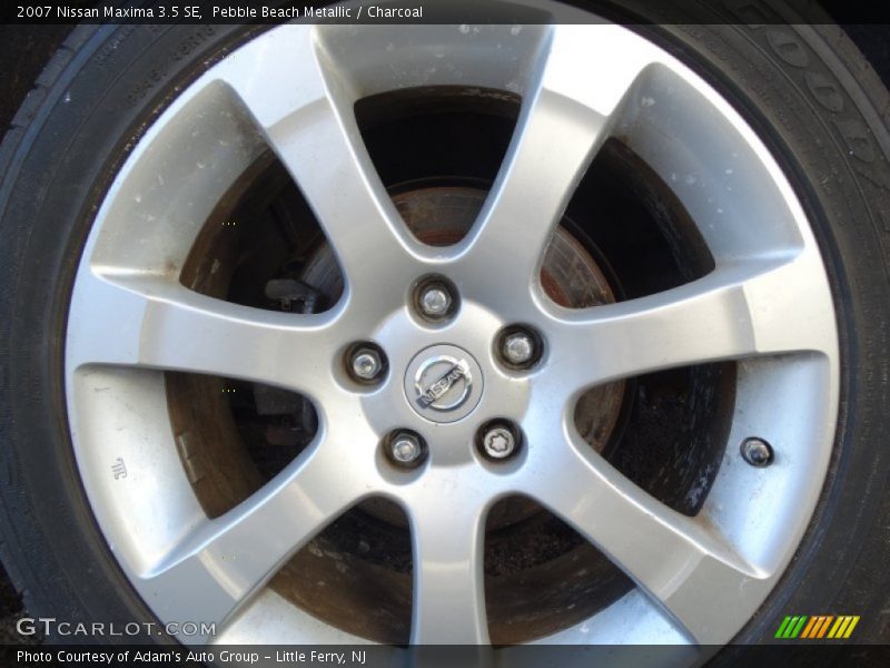 Pebble Beach Metallic / Charcoal 2007 Nissan Maxima 3.5 SE