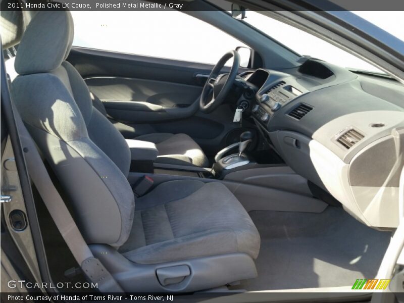 Polished Metal Metallic / Gray 2011 Honda Civic LX Coupe