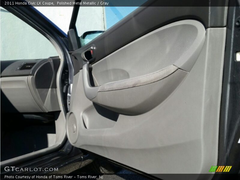 Polished Metal Metallic / Gray 2011 Honda Civic LX Coupe
