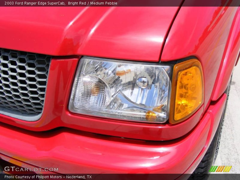 Bright Red / Medium Pebble 2003 Ford Ranger Edge SuperCab