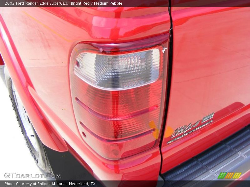 Bright Red / Medium Pebble 2003 Ford Ranger Edge SuperCab