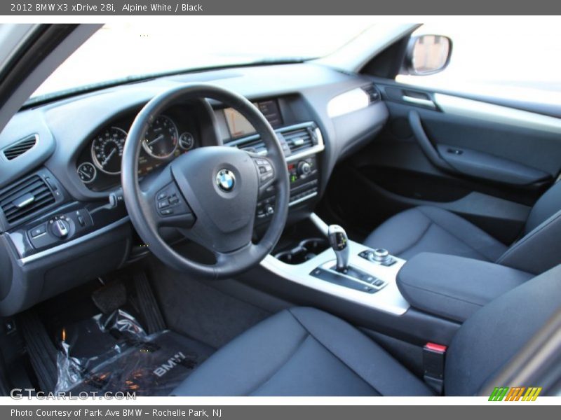 Alpine White / Black 2012 BMW X3 xDrive 28i