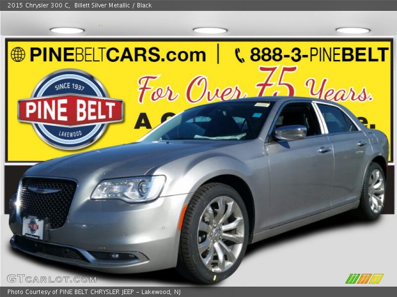 Billett Silver Metallic / Black 2015 Chrysler 300 C