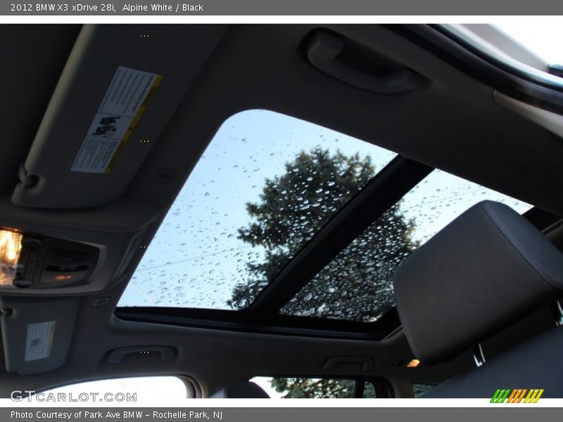 Alpine White / Black 2012 BMW X3 xDrive 28i
