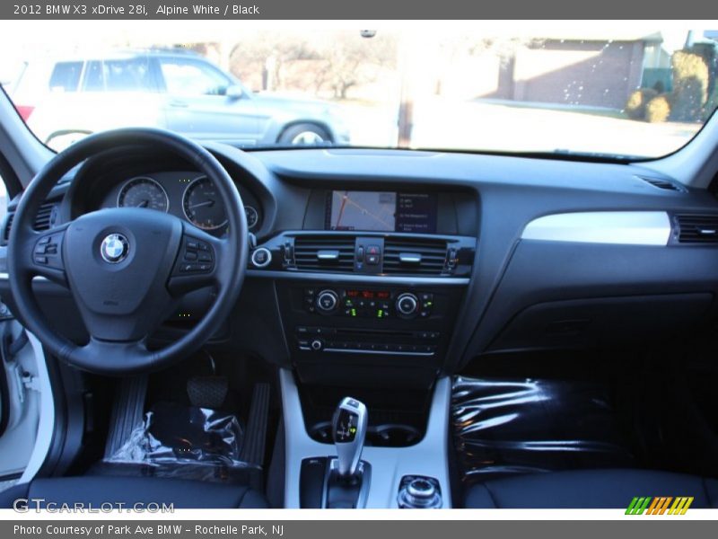 Alpine White / Black 2012 BMW X3 xDrive 28i