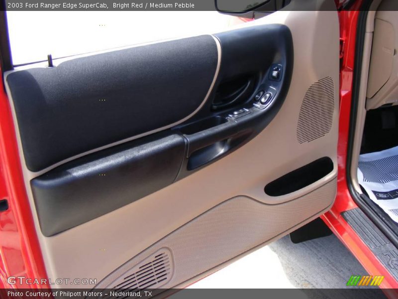 Bright Red / Medium Pebble 2003 Ford Ranger Edge SuperCab