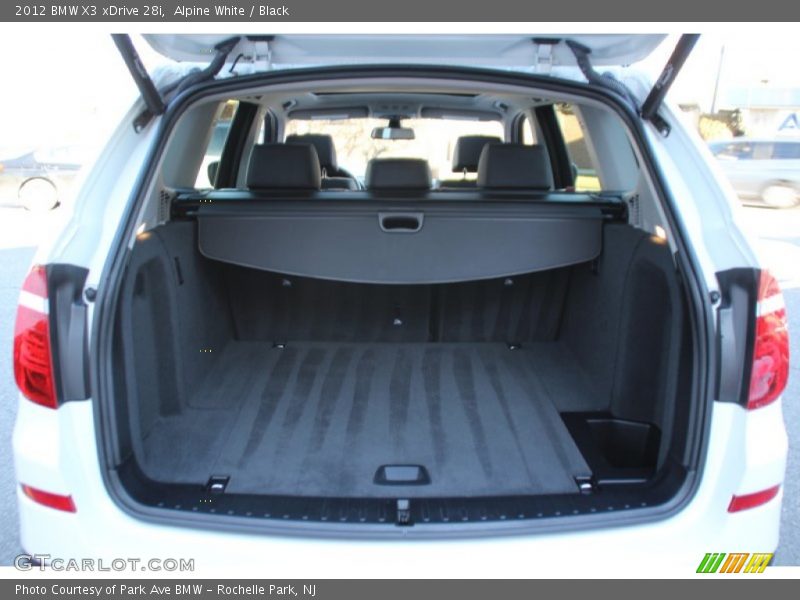 Alpine White / Black 2012 BMW X3 xDrive 28i