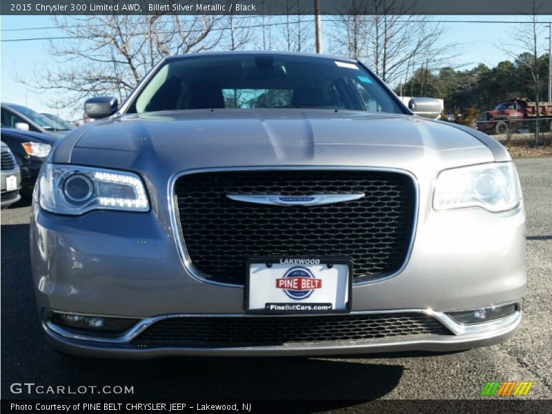 Billett Silver Metallic / Black 2015 Chrysler 300 Limited AWD