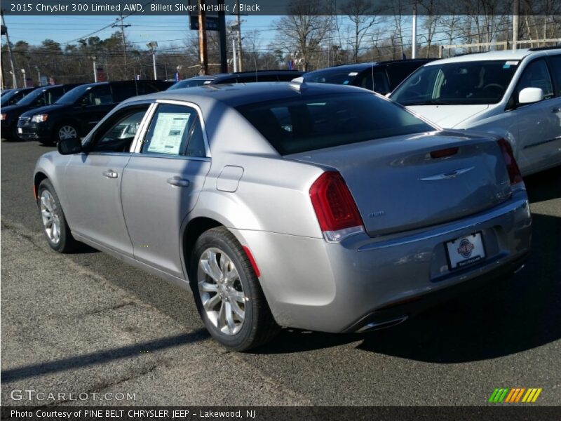 Billett Silver Metallic / Black 2015 Chrysler 300 Limited AWD