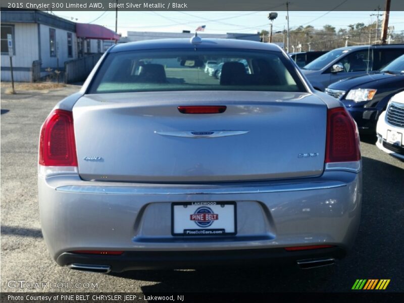 Billett Silver Metallic / Black 2015 Chrysler 300 Limited AWD