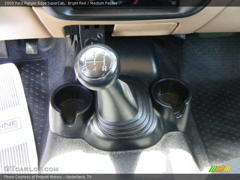 Bright Red / Medium Pebble 2003 Ford Ranger Edge SuperCab