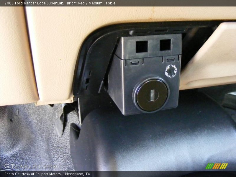 Bright Red / Medium Pebble 2003 Ford Ranger Edge SuperCab
