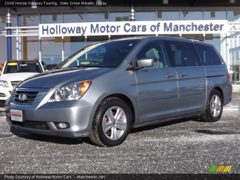 Slate Green Metallic / Gray 2008 Honda Odyssey Touring