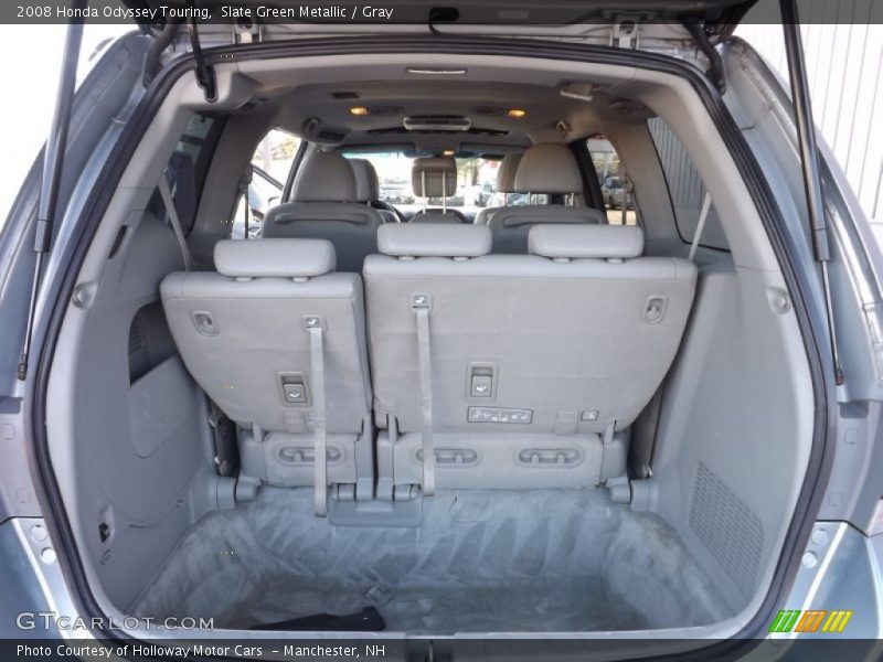 Slate Green Metallic / Gray 2008 Honda Odyssey Touring