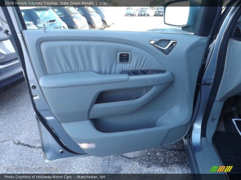 Slate Green Metallic / Gray 2008 Honda Odyssey Touring