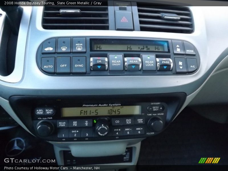 Slate Green Metallic / Gray 2008 Honda Odyssey Touring