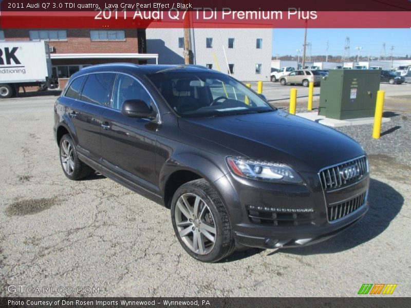 Lava Gray Pearl Effect / Black 2011 Audi Q7 3.0 TDI quattro