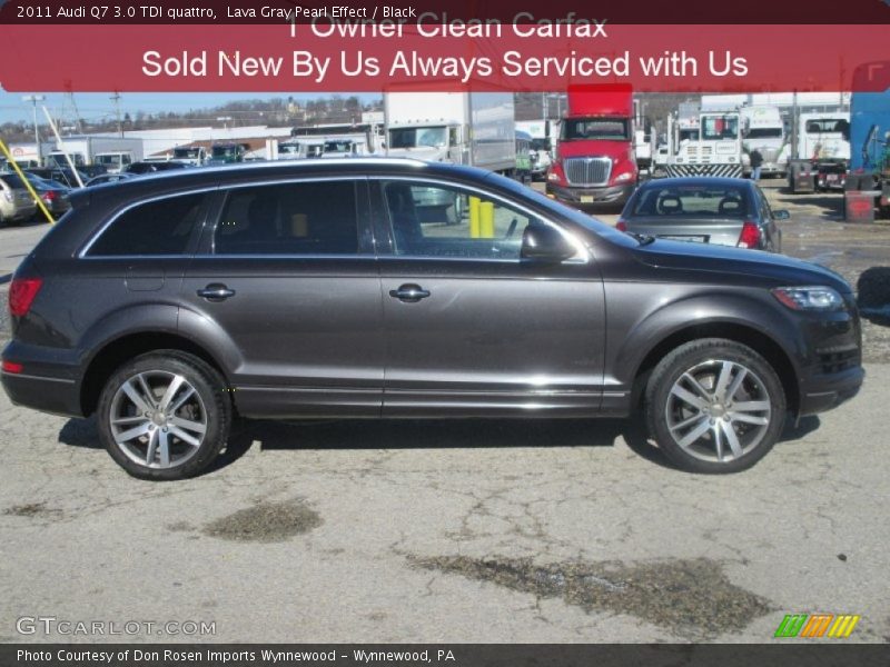 Lava Gray Pearl Effect / Black 2011 Audi Q7 3.0 TDI quattro