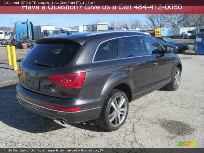 Lava Gray Pearl Effect / Black 2011 Audi Q7 3.0 TDI quattro