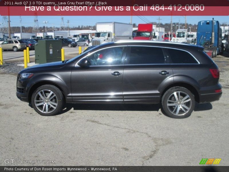 Lava Gray Pearl Effect / Black 2011 Audi Q7 3.0 TDI quattro