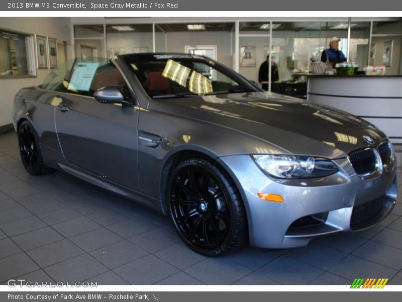 Space Gray Metallic / Fox Red 2013 BMW M3 Convertible