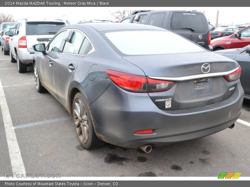 Meteor Gray Mica / Black 2014 Mazda MAZDA6 Touring